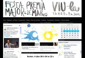 Web de la Festa Major d'aquest 2013, dels propers dies 9 a 14 de juliol.