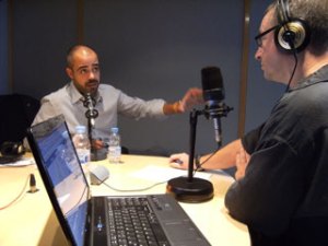 Miquel Buch en una entrevista recent a Ràdio Premià de Mar