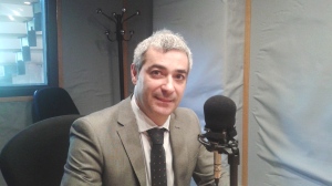José María Cano als estudis de Ràdio Premià de Mar