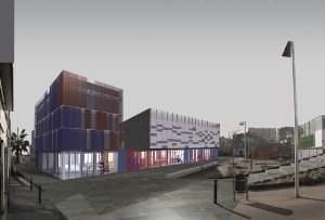 Imatge virtual del futur edifici