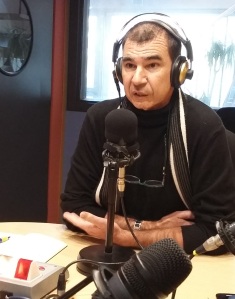 Fèlix Piñeiro als estudis de Ràdio Premià de Mar